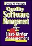 Quality Software Management: First-Order Measurement