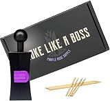 Purple Rose Supply Compression & Packing Tool | Precision Filler for 1 1/4 Size Shells – Enhances Burn Duration & Flow | 3-Step System: Compress, Set, Release | Mess-Free, Efficient Use