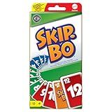 Mattel Games, Skip-BO Card Games for Ages +7, Card sequencying Family Game from UNO Creators, 52370