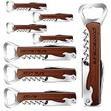 Lounsweer 8 Set Groomsmen Bottle Opener Corkscrew Wine Opener
