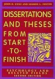 Dissertations And Theses from Start to Finish: Psychology And Related Fields