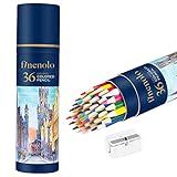 finenolo 36 Pack Colored Pencils for Adult Coloring Books, Soft Core, Art Drawing Pencils for Artists Kids Beginners, Coloring Pencils Set with Sharpener for Coloring, Sketching, Painting