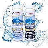 Pure Plunge Cold Water Care | Oxidizer & Enzyme Cleaner Pack | 2-Step Treatment for Ice Plunge Tubs & Ice Baths | Fragrance-Free, Clear, Fresh Water | 1 lb Each (Set of 2)