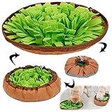 AWOOF Pet Snuffle Mat for Dogs, Interactive Feed Game for Boredom, Encourages Natural Foraging Skills for Cats Dogs Bowl Travel Use, Dog Treat Dispenser Indoor Outdoor Stress Relief