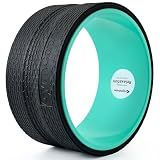 GymCope Back Roller Wheel 10 Inch Spine-Safe Groove, for Deep Back Stretch