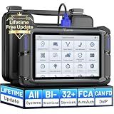 VDIAGTOOL VD70 Lite OBD2 Scanner, Bidirectional Diagnostic Scan Tool for Vehicles, 7" Car Scanner for Full Systems, Code Reader for Cars and Trucks, 32+ Resets, FCA/CANFD/DoIP, Free Updates