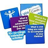 We! Connect Cards – Conversation Starter Game for Team Building, Office Icebreakers, and Adult Group Activities – Designed for Work, Employee Connections, and Engagement – Featured by TEDx 60 Cards
