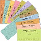 PARTH IMPEX 120 Pack Bulk Budget Envelopes for Cash, Budgeting Tracker Binder, Money Saving Challenge, Great for Money Management, Cash Stuffing and Savings Organizer 3.5" x 7" in 12 Color