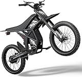 Upgraded GT73 Electric Dirt Bike for Adults Teens, 2400W Electric Motorcycle Max 37 MPH & 1747Wh Dual Battery, 85 Mile Long Range Ebike with 25" Dirt Tires E Dirtbike