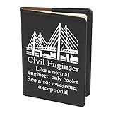 Gzrlyf Civil Engineer Notebook - Funny Engineering Gifts Journal for Students & Bridge Builder Gifts