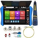 OTDR Fiber Test, WANLUTECH OTDR CCTV Tester 1310/1550nm OPM LS VFL OLT Event Map SDI AHD CVI TVI CVBS 8K IP Camera Tester SFP Digital Multimeter Cable Tracer RJ45 Cable TDR Test Network Tools HDMI VGA