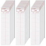 50 Sheets Ladder Inspection Labels Safety Stickers for Ladders, 8.5 x 2 Inch Safety Inspection Tags Red on White High Visibility Labels Vinyl Maintenance Stickers for Industrial