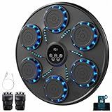 Music Boxing Machine, Family Fitness Training with Punch Sound & Beat Sync, Bluetooth Wall-Mounted Smart Beat Punch Musical Boxing, Stress Relief Home Gym Equipment for All Ages, 9 Modes & 9 Speeds