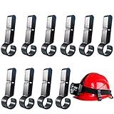 10 Helmet Clips for Hard Hat, Easily Mount Headlamp on Narrow-Edged Helmet