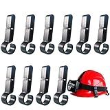 10 Pcs Helmet Clips for Headlamp,Headlamp Hook,Hard hat Light Clip