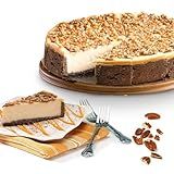 Chocolate Caramel Pecan Cheesecake 10" – Pre-sliced 14 pcs – Creamy Cheesecake with Pecans & Caramel – Fresh Bakery Thanksgiving Dessert – Holiday Treat & Gift Idea for Women and Men