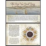 American Coin Treasures The First New York Penny Coin, Over 225 Years Old, Copper One Duit, Issued by The Dutch East India Company Known as The VOC, Brought to US by Dutch West India Company