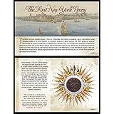 American Coin Treasures The First New York Penny Coin, Over 225 Years Old, Copper One Duit, Issued by The Dutch East India Company Known as The VOC, Brought to US by Dutch West India Company