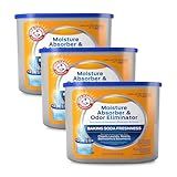 Arm & Hammer Fragrance Free Refillable Moisture Absorber and Odor Eliminator 14 oz. Tub