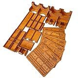 SMONEX Wooden Organizer Compatible with Terraforming Mars Board Game - Box Suitable for Storage All Mars Terraforming Expansion - Kit Token Box Card Insert