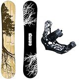 New Camp Seven Roots CRC Snowboard +APX Bindings Men's Snowboard Packages (156 cm)