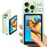 Vlog Selfie Monitor Screen for iPhone, Young Master Magnetic Touchscreen Monitor, 4K 60fps, Audio Sync, 4in Back Camera Monitor for YouTube Tiktok Video Recording, Compatible with Android