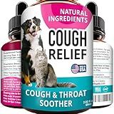 Kennel Cough Drops for Dogs and Cats - 2oz Pet Herbal Remedy - Throat Soother - Homeopathic Respiratory Support - Dry, Wet & Barky Pet Cough and Cat Asthma, Sinus Congestion Treatment - Made in USA