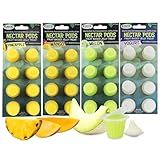 Nectar Pods (Variety 4 Pack) - Calcium-Fortified Jelly Fruit Treat - Sugar Gliders, Marmosets, Squirrels, Parrots, Cockatiels, Parakeets, Birds, Hamsters, Day Geckos, Kinkajous & Other Small Pets