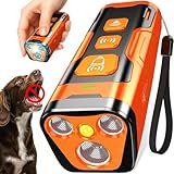 YUYQA Dog Bark Deterrent Device, 3X Ultrasonic Anti Barking, 6 Training Modes 23 FT Range Barks No More Indoors Outdoors Behavior Correct Safe & Humane Rechargeable Compact Bark Control for Dogs