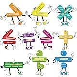 Math Posters for Elementary Middle School Classroom Decorations.Math Keywords Sign Vocabulary Symbol Educational Learning Poster Bulletin Board for Teachers Supplies (Math)