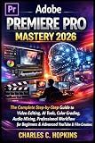 ADOBE PREMIERE PRO MASTERY 2026: The Complete Step-by-Step Guide to Video Editing, AI Tools, Color Grading, Audio Mixing, Professional Workflow for Beginners & Advanced YouTube & Film Creators