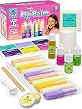 PURPLE LADYBUG DIY Lip Balm Making Kit - Natural Lip Care Craft - Make Your Own Lip Balm with 3 Flavors, STEM Science for Kids, Birthday Gifts, Girls Christmas Gift Idea for 8-12 Tweens & Teens