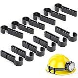 Headlamp Clips Hook Hard Hat Light Clips,Hardhat Headlamp Accessory(12 Pcs)