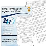 PlanNow Prenuptial Agreement Form | Custom Legal Form | Hassle-Free Step-by-Step Instructions | Attorney-Approved | Complete in Minutes