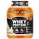 Body Fortress Super Advanced Whey Protein Powder, Vanilla, 3.9 lbs | Flavor: Vanilla, Immune Support, Muscle and Strength Development