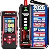 NF-859GK Network Cable Tester TDR Multi-Function with IP Tester CAT5 CAT6 CAT7 PING/POE/RJ45 RJ11 Cable Toner Tester for Phone Lines CAT3, Ethernet,Wire Tracer LAN Network Tool