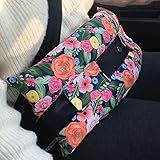 D. Cozy Hysterectomy Pillow Abdominal Surgery Seatbelt Pillows with Pocket Myomectomy Comfort Cushion for Belly Incision Tummy Tuck C-Section Recovery Gifts Women Patients (Cute Flower)