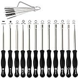Uorimy 12-Pack Carburetor Adjustment Tool Carb Screwdriver Tool 2-Cycle Small Engine Carb Adjusting Tool Kit for STHIL Echo Husqvarna Poulan Trimmer Weedeater Chainsaw