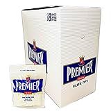 Premier Premium Filter Tips - 18mm - 200 Filters/Bag (18 Bags for a Total of 3,600 Filters)