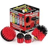 Outdoor Cleaning Supplies - Fountain and Patio Cleaning Brushes - Fire Pit - Scrub Brushes - Concrete Brush - Grout Cleaner - Granite Scrubbing Tool - Headstone Restoration Kit - Garden Statues Brush