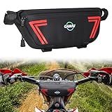 GAWAF Upgrade Motorcycle Handlebar Bag, Universal Waterproof Motorcycle Tool Bag, Bicycle Front Storage Bag Fit for SURRON LIGHT BEE X, S X160, X260, Talaria Sting Segway Electric Dirt Bike