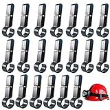 20 PCS Hard Hat Accessories for Headlamp,Headlamp Hook,hard hat Light Clip,Helmet Clip,Hard Hat Clips Easily Mount Headlamp on Narrow-Edged Helmet