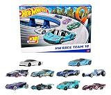 Hot Wheels 10-Pack of Toy Race Cars (Styles May Vary)