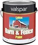 1 Gallon White Exterior Barn & Fence Latex Paint 18-3121-70 GL
