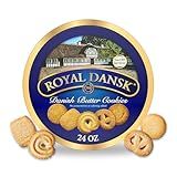 Royal Dansk Danish Butter Cookies, Premium Assorted Cookies in a Gift Tin, Great for Sharing and Gifting, 24 oz