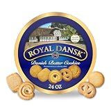 Royal Dansk Danish Butter Cookies, Premium Assorted Cookies Made with Real Butter, Great for Sharing and Hosting, 24 oz