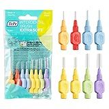 TePe Interdental Brush Extra Soft, Supersoft Dental Brush for Teeth Cleaning, Pack of 8, Multi Pack