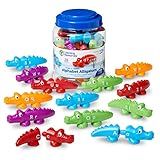 Learning Resources Snap-n-Learn Alphabet Alligators - Toddler Toys, Preschool ABC Activities, Fine Motor Skills, Alphabet Manipulatives, Phonetics and Reading, Sensory Gifts for Boys and Girls