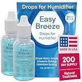 [2 Pack] Humidifier Cleaner Drops for All Makes & Models - Made in USA Humidifier Treatment for Peak Performance - Water Humidifier Drops for Cleaning - Humidifier Solution Humidifier Water Treatment