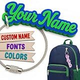 Personalized Backpack Name Tag for Kids, Custom 3D Keychain, Optional NFC, +25 Font Styles